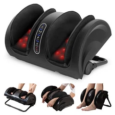 Snailax Foot Leg Massager with Heat,Air Compression Massager for Foot Calf Hand