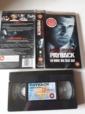 PAYBACK (parker) widscreen MEL GIBSON  VHS Video Cassette UK pal NEW SEALED