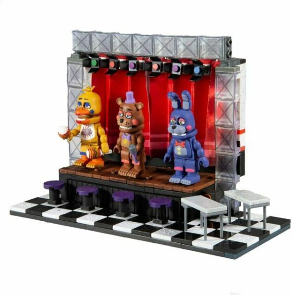 Five Nights at Freddy's GAME MAP PLAYSET! COMPLETE McFarlane Toys SERIES 5  