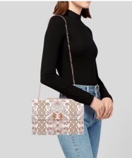 Tory Burch Gemini Link Hicks Garden Shoulder Cross Body Bag, Chain Strap