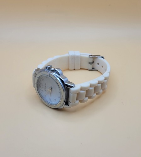 3 Geneva Watches - Orange, Black & White Silicone Bands *Working New Batteries* - Picture 12 of 14
