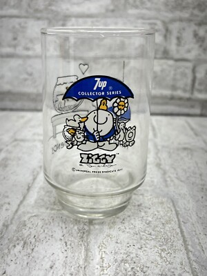 ビンテージ　セブンアップ ZIGGY 7UP Collector Series Beverage Glass 'Here's To Good Friends