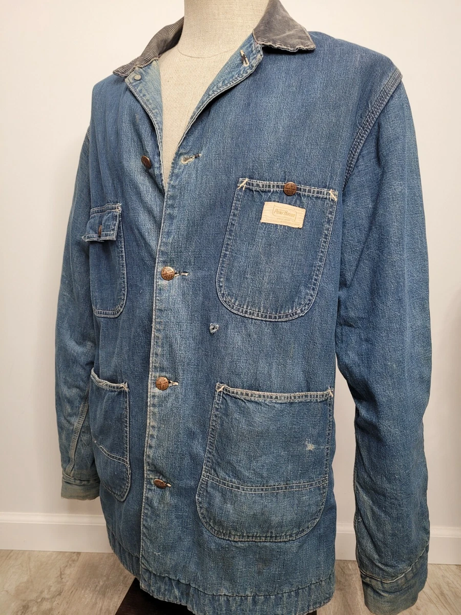 Vtg Wards Powrhouse Union Made Blanket Lined Denim Jacket | eBay