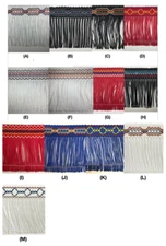 4" CHAINETTE FRINGE TRIM - 8 CONTINUOUS YARDS - MANY STYLES & COLORS AVAILABLE!