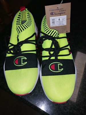 Champion YOUTH Hype Lo Sport Shoe Size 6Y Sneaker Logo