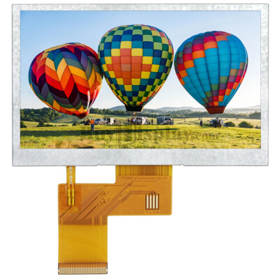 IPS TFT 4.3 inch LCD OPTL TouchScreen Display for MP4,GPS,480x272