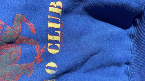 Vintage Beverly Hills Polo-Club Sweatshirt Sport Crew Retro Blue 80s Mall Crew - Picture 3 of 7