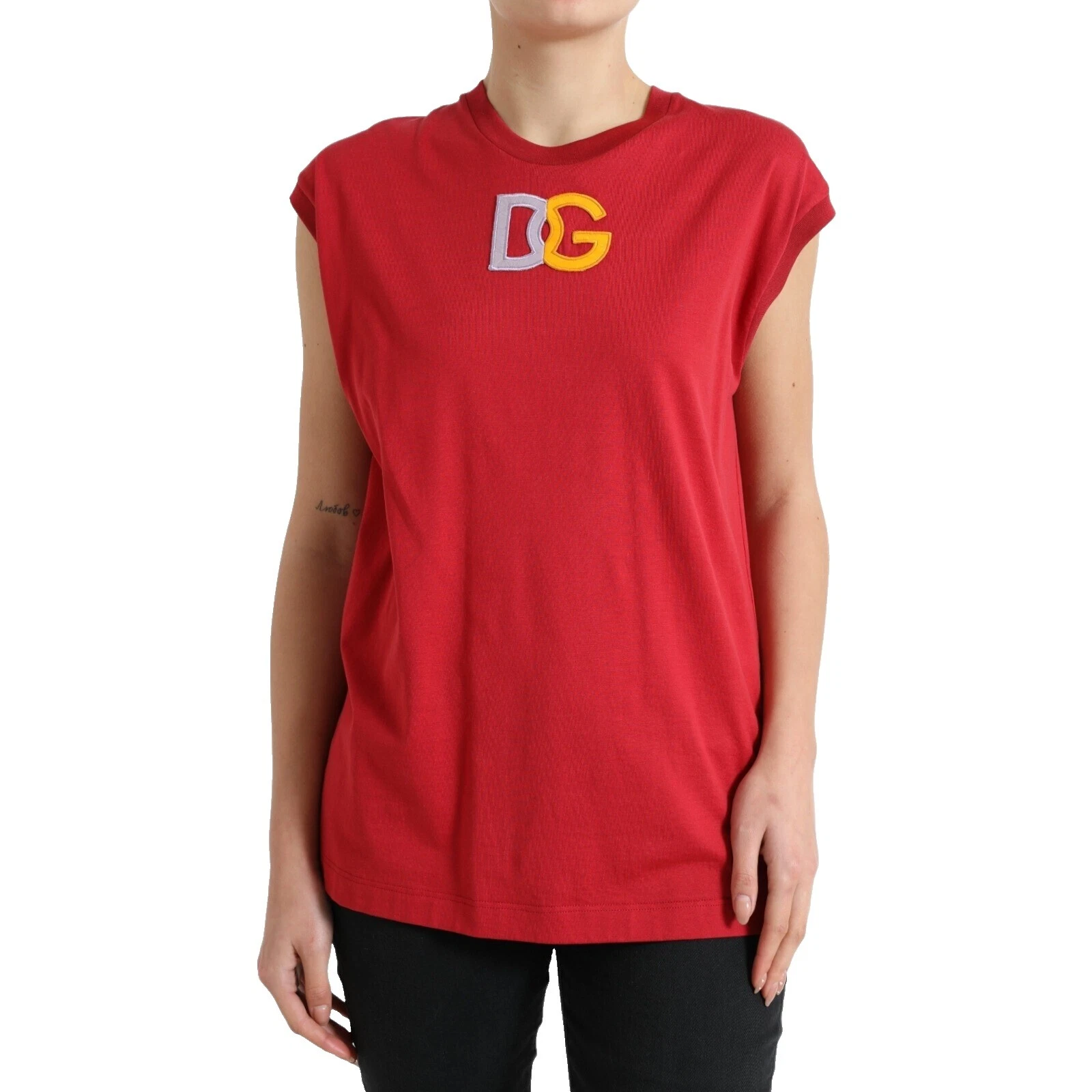 Algodón Dolce&Gabbana Camisetas sin mangas para mujeres