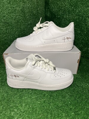 Nike Air Force 1 Low 07 White Travis Scott Cactus Jack Utopia Mens 8.5 Womens 10
