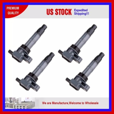 4PC IGNITION COIL KKA1544 for HYUNDAI AZERA KIA RONDO 2.4L L4 UF546
