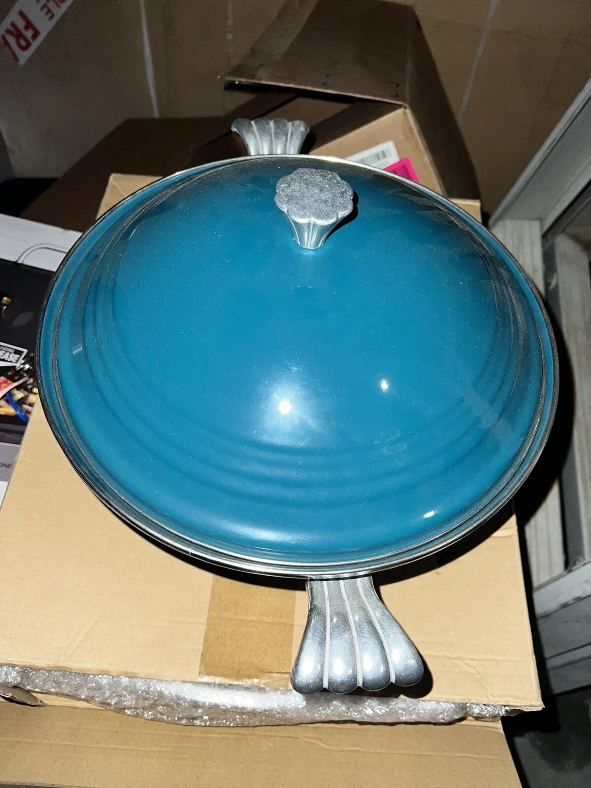 Fiesta Enamelware Juniper Green Large Dutch Oven / Roaster With Lid