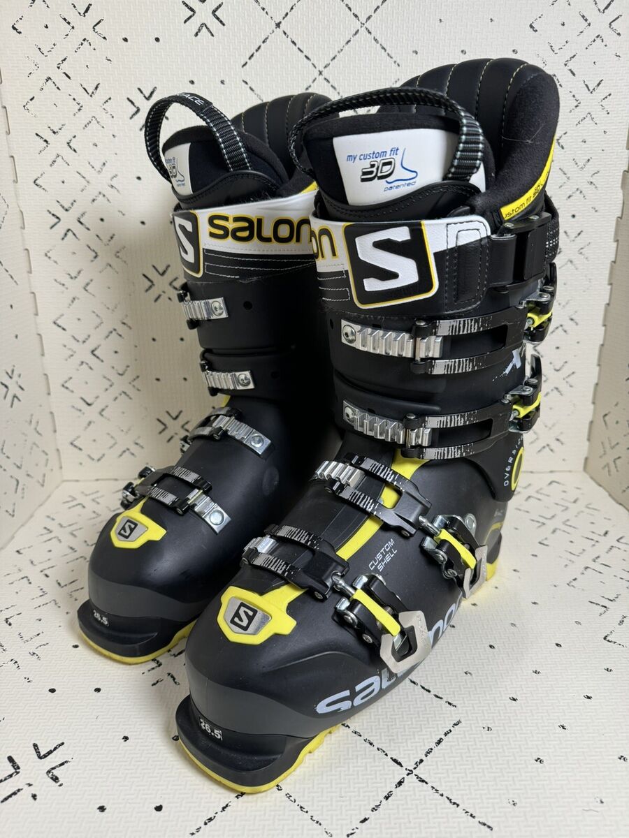 SALOMON S XPro 130 Energyzer Black Yellow Ski Boots 26/26.5 SALOMON S XPro 130 Energyzer Black Yellow Ski Boots 26/26.5