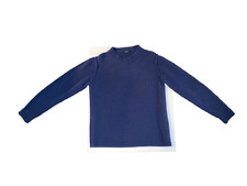 NEW Italy ROBERTO COLLINA Men's Ocean Blue Chunky Bold Sweater Meduim