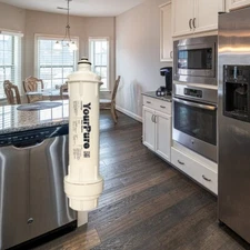 Quick release DIY water filter cartridge (remove chlorine, lead, and sterilizes)