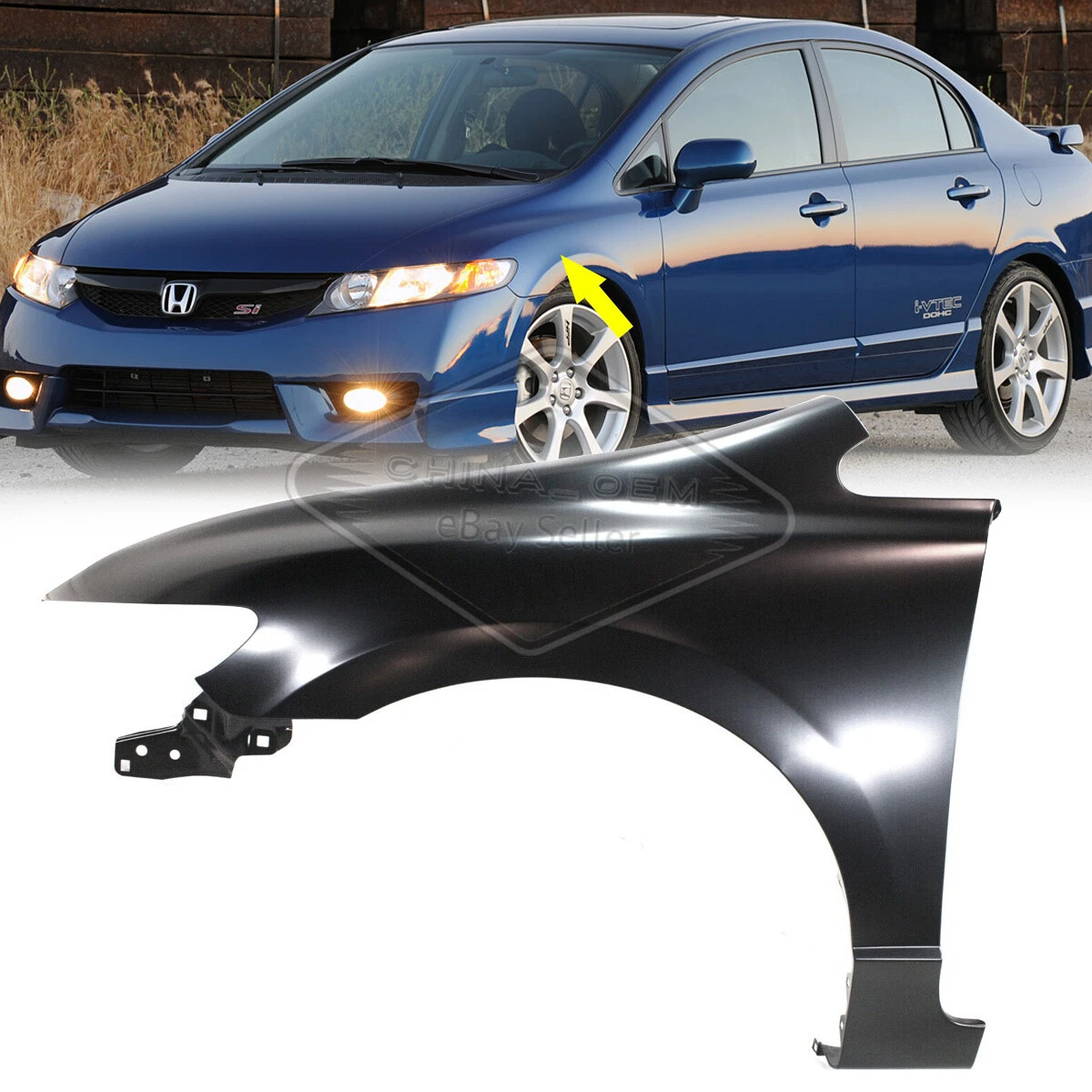 2008 honda civic online fender