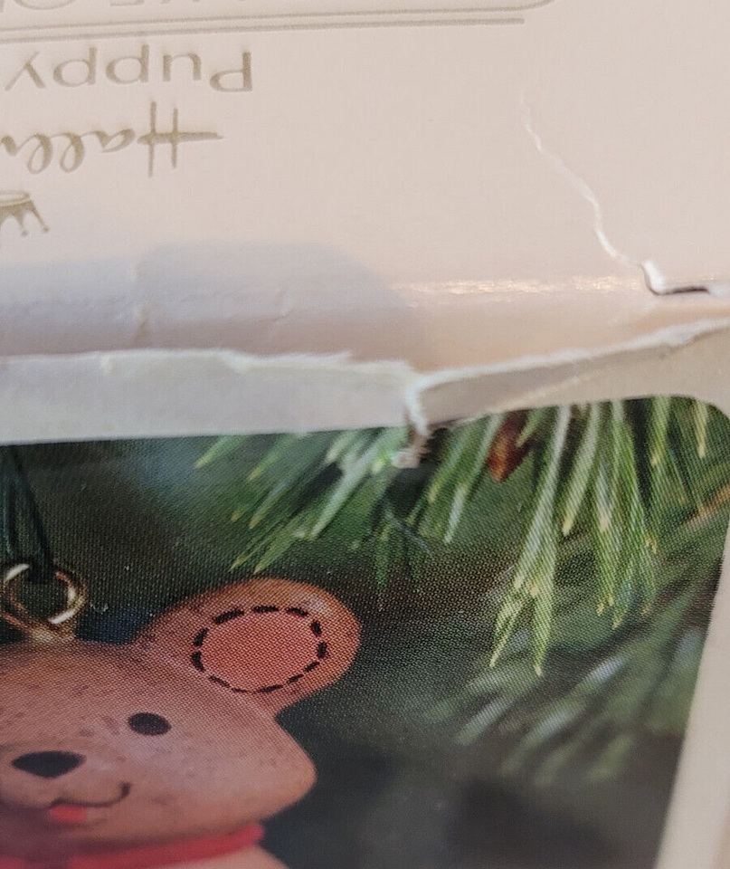 Vintage Hallmark 1981 Hallmark Puppy Love Christmas Ornament in Box eBay