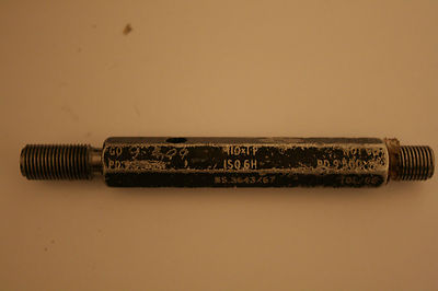 Gewindestopfenlehre - M10 x 1 6H Vorplatte