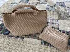 Naghedi St. Barths Petit Tote, Ecru UNUSED