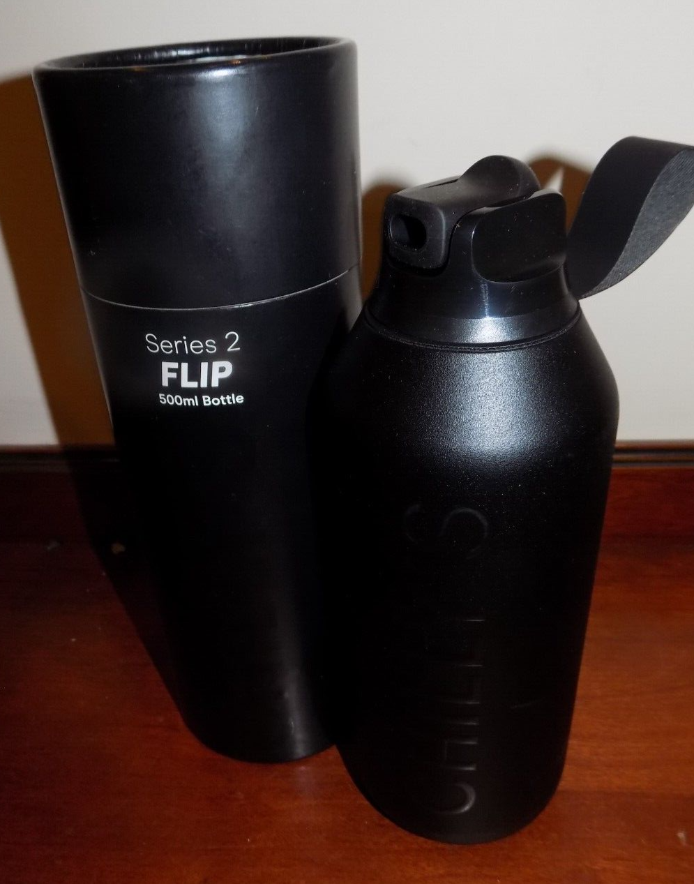 CHILLY'S  S2 FLIP   500ML BOTTLE  ABYSS BLACK