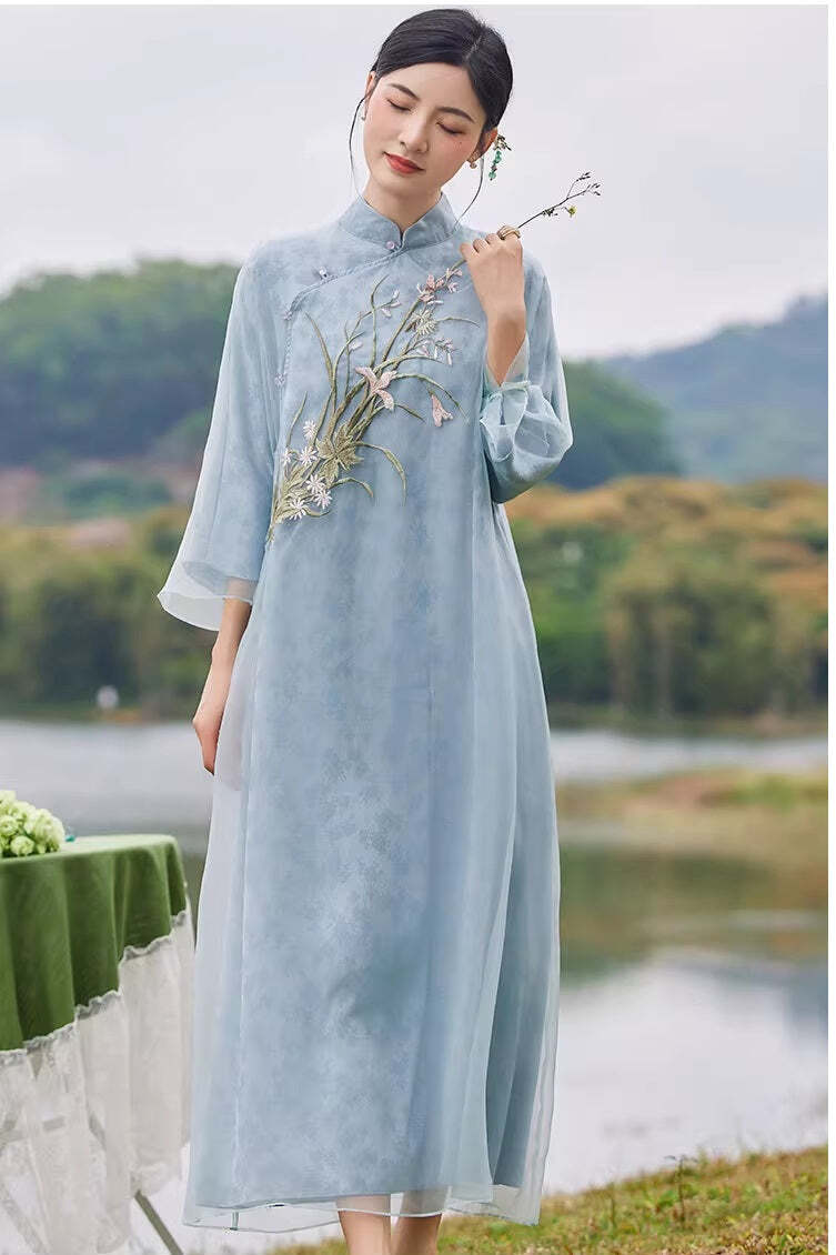 fitted lace wedding dress Cotton Linen Dresses for Women 2026 Spring V Neck Short Sleeve Plus Size  Maxi Dress Tiered Flowy Loose Oversized Long Tshirt Dresses Simple Midi  Casual House Gauze Dress Beach Vacation Long Sundress main image 1