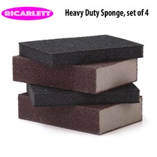 Sponge Heavy Duty Scruber Pack of 4 Non- Scratch Sponge for Scrubbing Kitchen