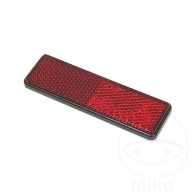 JMP Reflektor Universal rechteckig selbstklebend rot