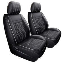Tacoma Seat Covers for 2005-2023 2024 2025 2026 Crew 2 PCS Front/Black-White