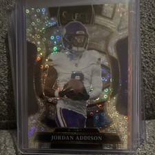 Panini Select 2025 Jordan Addison Prizm Concourse #65 Minnesota Vikings