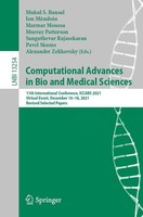 Computational Advances In Bio And Medical Sciences Murray Patterson