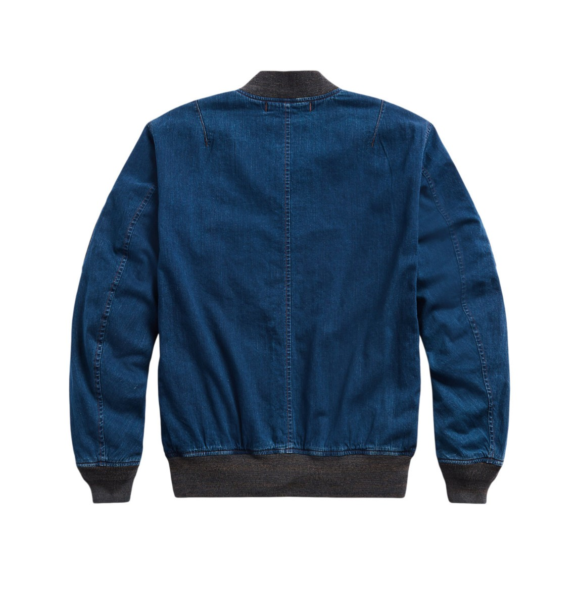 Ralph Lauren RRL Indigo Japanese Cotton Sateen Flight Bomber