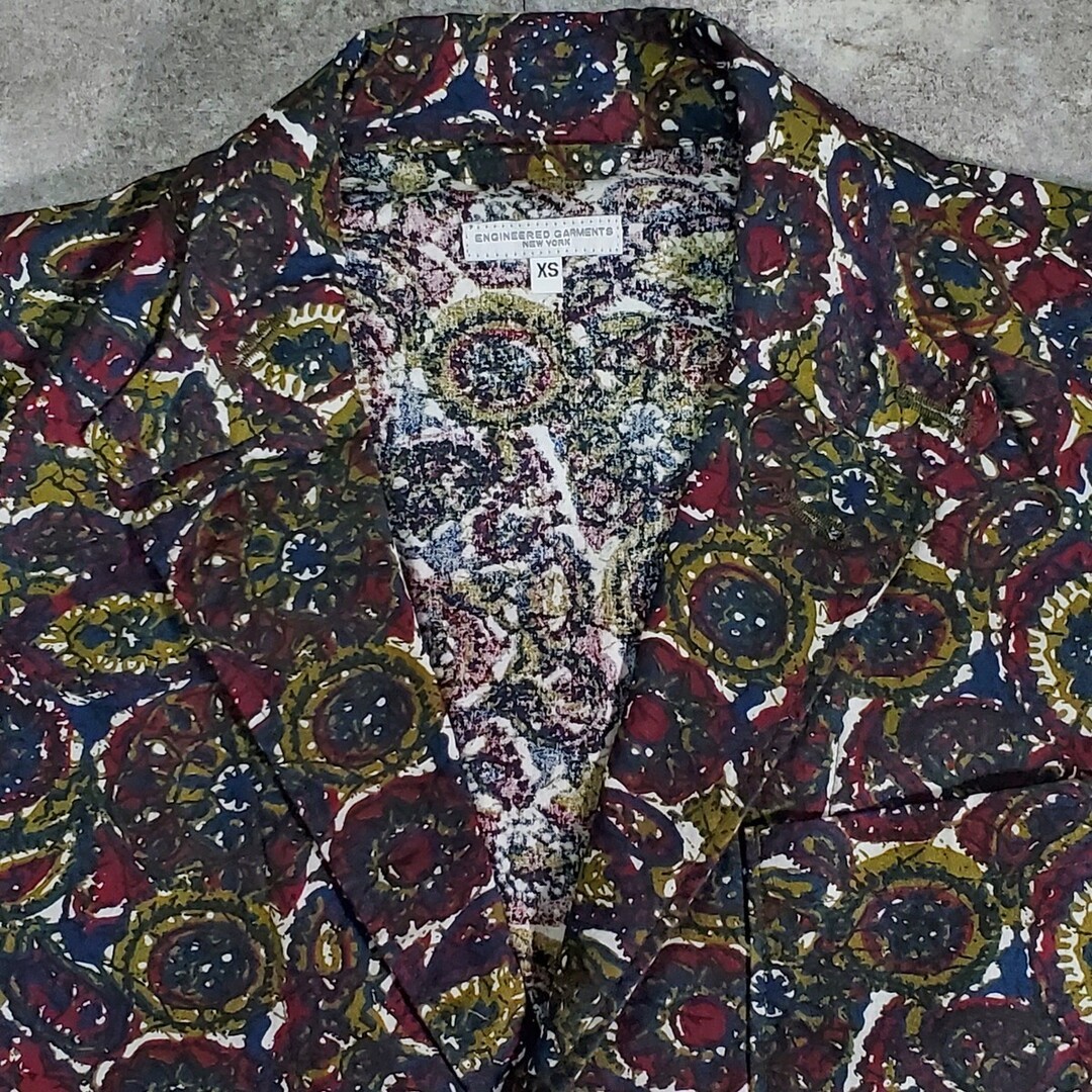 Engineered Garments Total Pattern Loiter Jacket T… - image 2