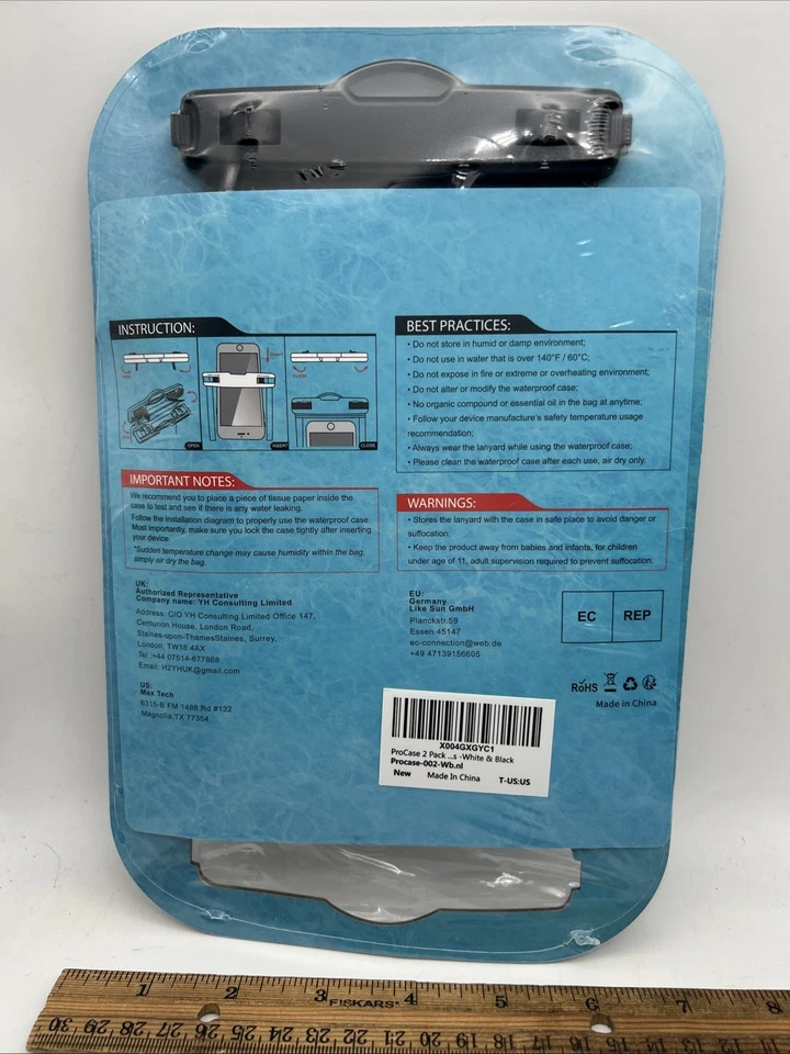 Joto Impermeable Teléfono Bolsa Pro Estuche 25m Profundo Táctil Amigable Video ¡Subacuático! Foto 2 de 2