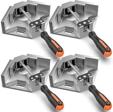 Right Angle Clamp, Housolution [4 PACK] Single Handle 90° Aluminum Alloy Corn...