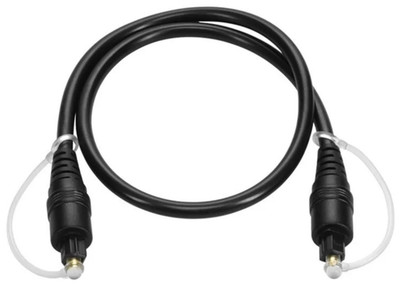Ultra Gold Toslink Digital Audio Cable 1.5 ft SPDIF Fiber Optic feet Optical