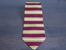 Vintage Brooks Brothers Tie Striped Red USA Made Classic Preppy Hand Made