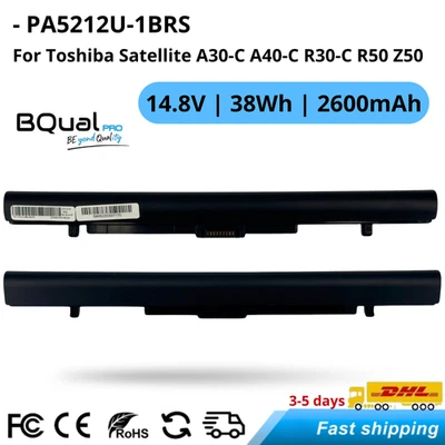 Batterie PA5212U-1BRS pour ordinateur portable Toshiba Satellite A30-C A40-C R30 - Photo 1/4
