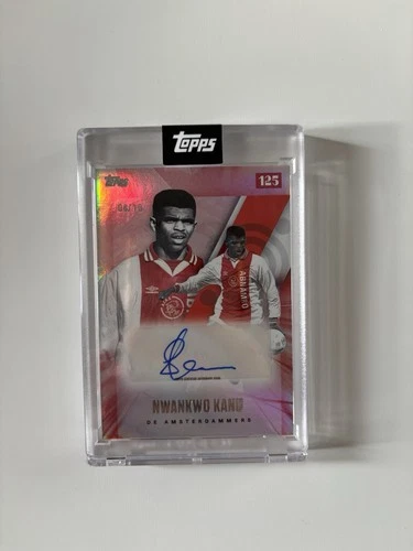 2025 Topps AFC Ajax 125th Anniversary - Nwankwo Kanu Auto Red 8/10