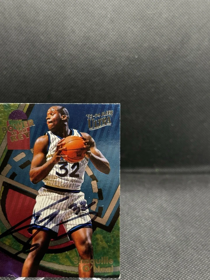 Tarjeta automática Shaquille O'Neal 1993-94 Fleer Ultra Power In The Key #7 Foto 4 de 4