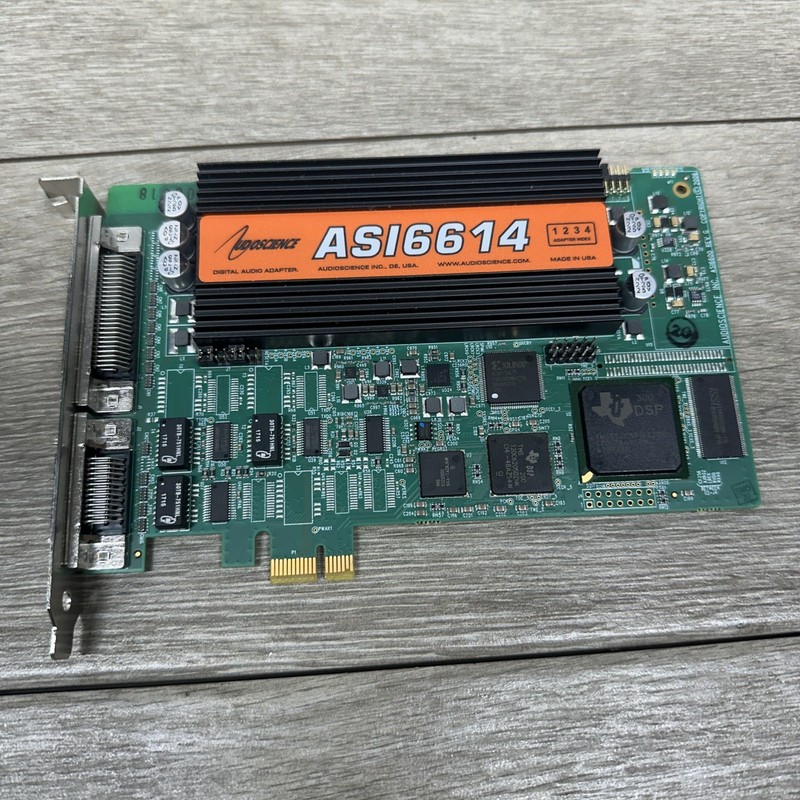 AudioScience ASI6614 Broadcast Multichannel AES Sound Card-Good-ProSoundUniverse