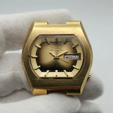 Bulova Accutron Tuning Fork Men's Vintage Gold Tone Watch - READ DESCRIPTION