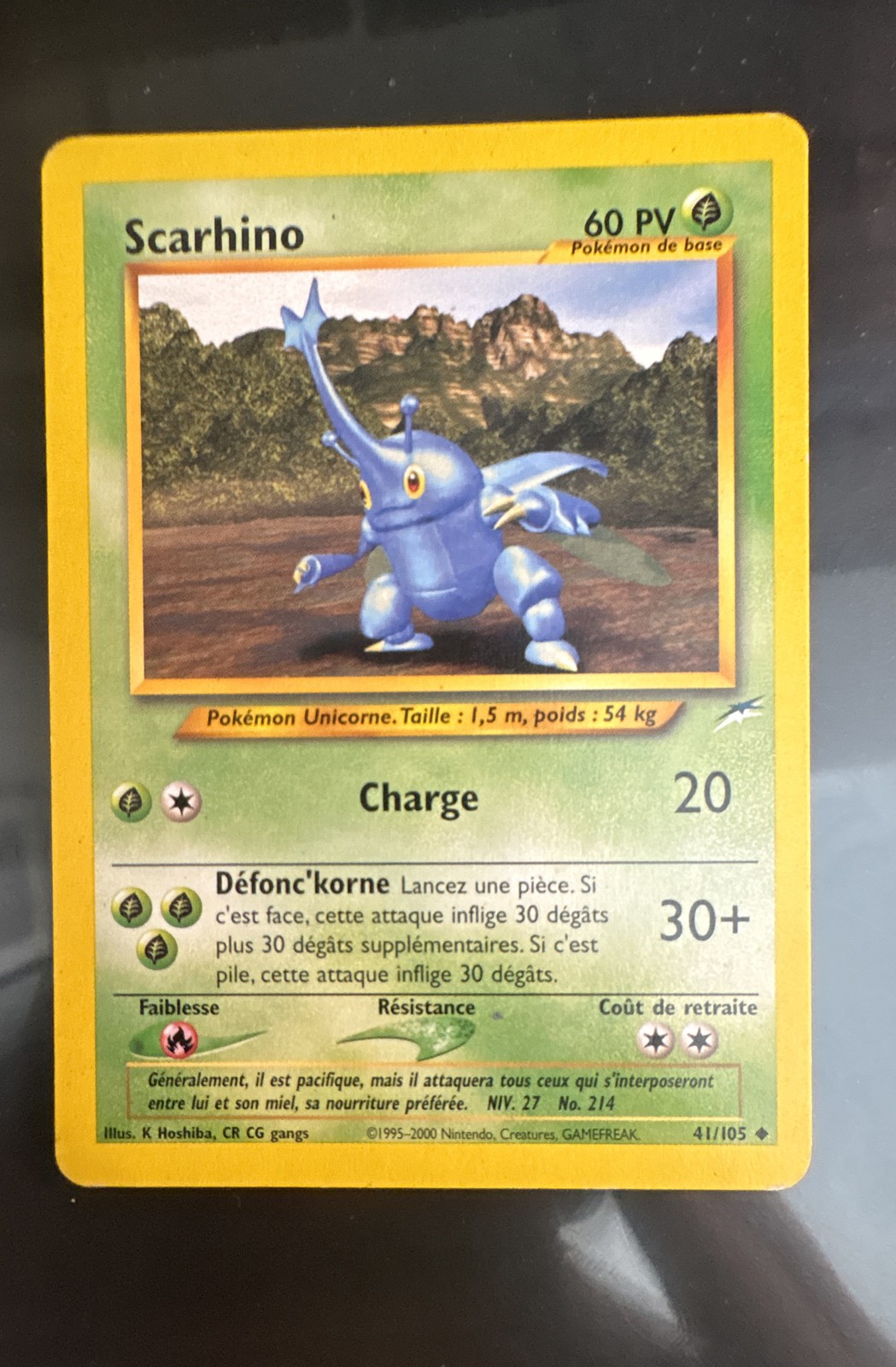 Heracross 41/105 Neo Destiny Regular