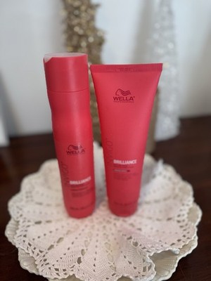 Wella Invigo Brilliance Shampoo & Conditioner Normal/coarse 10.1/8.4 Oz