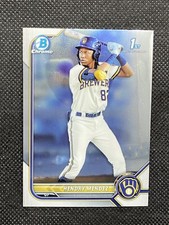 2022 Bowman Hendry Mendez Milwaukee Brewers Chrome Prospects #BCP-88