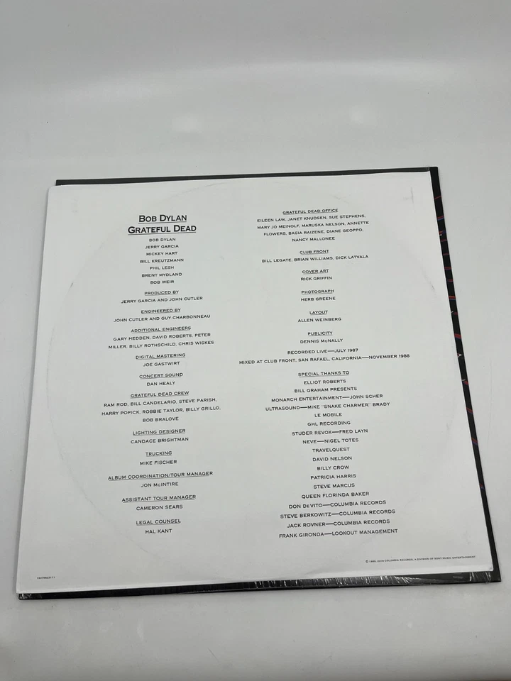 Bob Dylan And The Grateful Dead Dylan & The Dead Records - Image 4 of 4