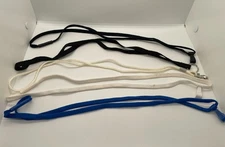 Lot 4 Round NECK Lanyards 1 Keychain - STRAP - ID/Badge Free Ship
