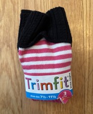 NWT Little Girls Trimfit Knee High Socks - Shoe Size 7.5-11.5