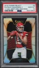 2016 Panini Select Patrick Mahomes II 2017 XRC PRIZM REDEMPTION PSA 10