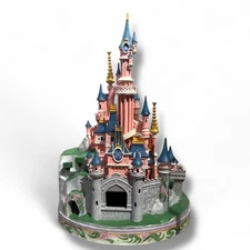 Disney Traditions Castle Disneyland Paris Jim Shore No Customs Fees USA