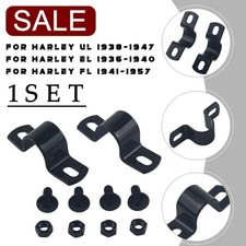 Rear Fender Mount U-clamp For Harley Hydra Glide 1949-1957 Ul 1938-1947 Black