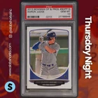 2013 BOWMAN DRAFT PICKS & PROSPECTS #BDPP19 AARON JUDGE GEM MINT PSA 10